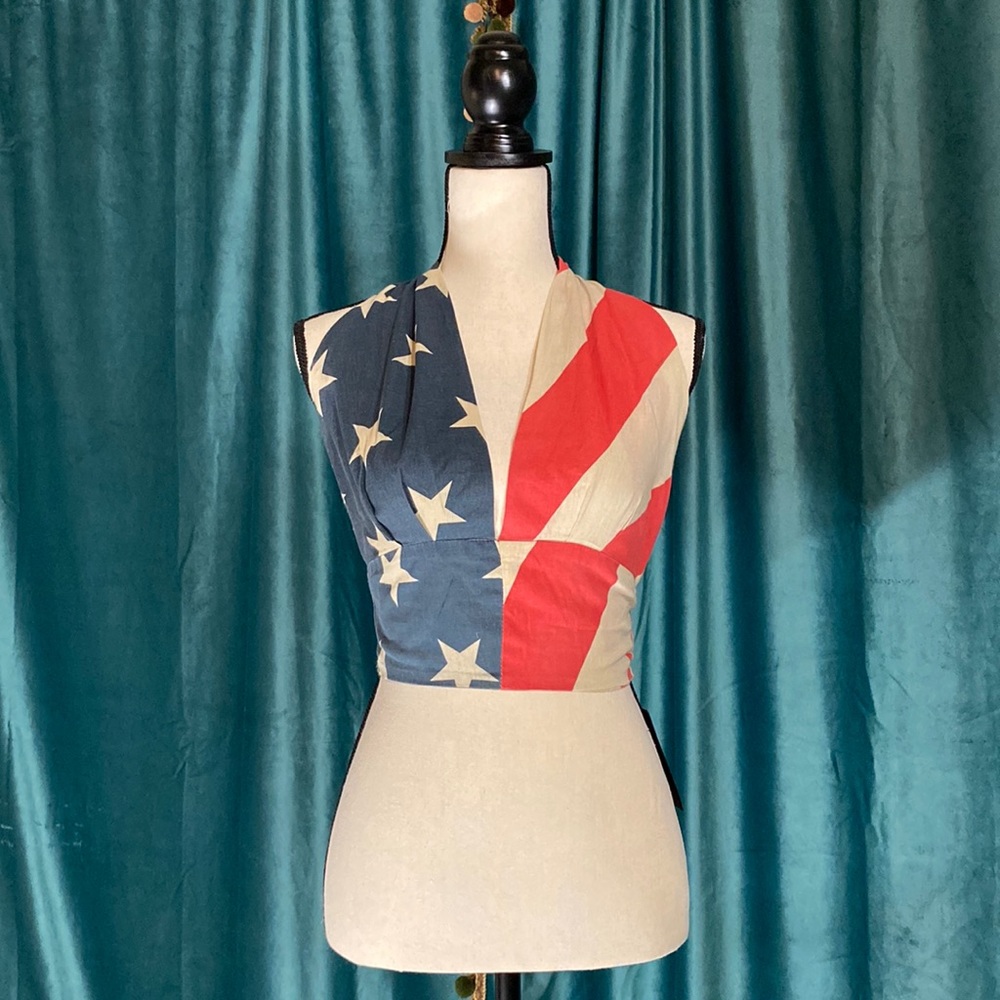 Dolls Kill Stars and Stripes Halter Top